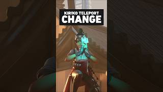 Kiriko Teleport Change