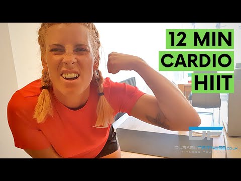 12 MIN HIIT CARDIO WORKOUT WITHOUT EQUIPMENT - Short Body Weight Fat Burner At Home. (Lauren #18)