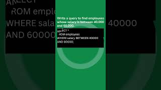 SQL interview question series part 6 #sql #sqlserver #mysql #shorts