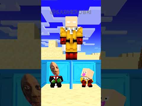 Help Herobrine to Choose Correct Child👶 (一笑江湖-DJ弹鼓版) #minecraftshorts #funnyminecraft #viralshort