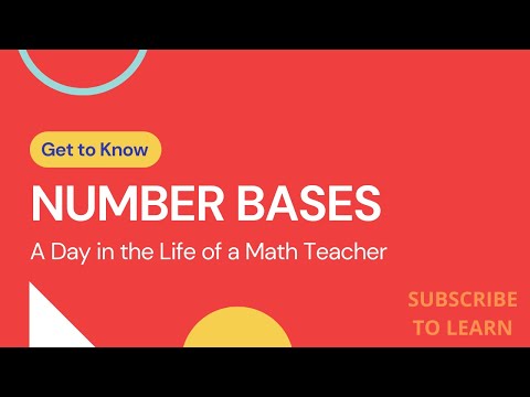 Senior One Mathematics; Number Bases; Changing from a given base to another;