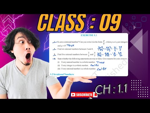 Class 9 Maths || Ex 1.1, Q1 to Q4 || Chapter 1 (Number system) || NCERT || @pointsofstudies  #mdajiz