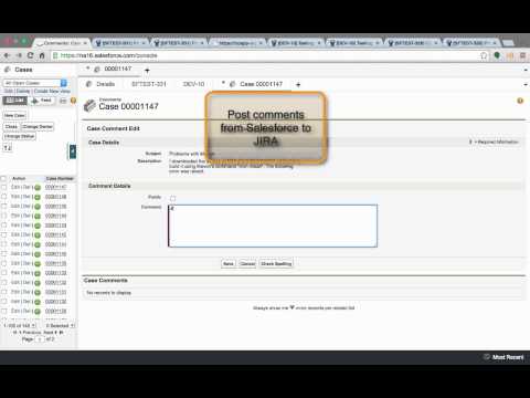 zAgileConnect v1.6 for Salesforce & JIRA Integration - Quick Tour