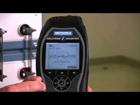 Exporting Data From The Midtronics Celltron Advantage Battery Analyzer