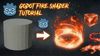How to Create Stylized 3D Fire in Godot