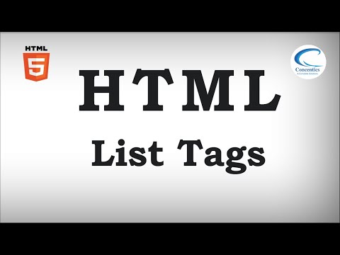 HTML list (HTML & CSS tutorial # 11) #listtag #htmllist #ollist #ullist #dllist