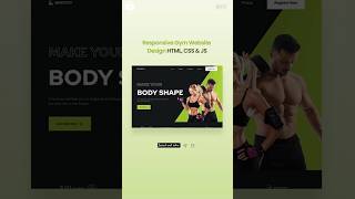Gym Website | Full Responsive Gym website design | New Website Design 2024 #gymwebsite #video #new