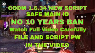 FREE SCRIPT! CODM 1.6.34 CHEAT|NO 10 YEARS BAN|SAFE MAIN ID|PLAYSAFE✅|CITRUS CODM expired - 08052022