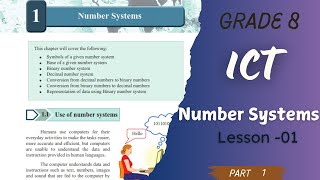 Grade 8 ICT Lesson 1|Number System |Part 1 @ApeICTPanthiya-ByMaduka #englishmedium #onlineclass#ict
