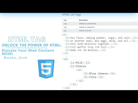Unlock the Power of HTML: Elevate Your Web Content NOW!