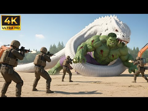 Battlefield of Giants – Hulk, Titanoboa & The Army