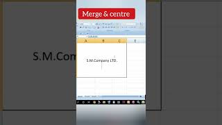 Merge & Center #computertipsandtricks #computereducation #ytshorts #exceltips #trendingshorts #educa