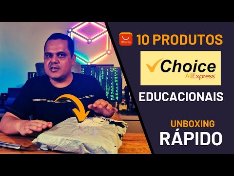 UNBOXING RÁPIDO 10 PRODUTOS BARATOS DO ALIEXPRESS