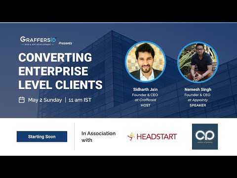 Enterprise Sales MasterClass - Nemesh Singh @ Appointy Presented by GraffersID