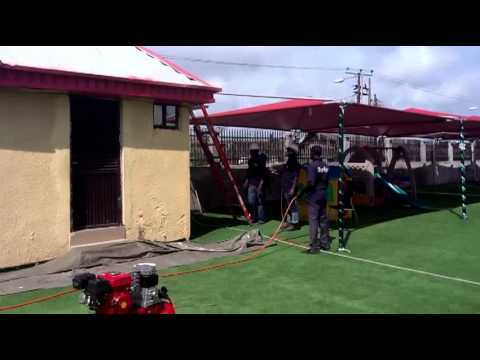 Roof Priming to recieve coating   part 1