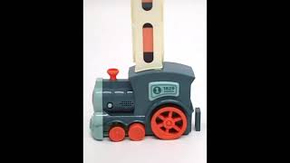 Laughter and learning with the Kids Electric Domino Train Car Set #shorts