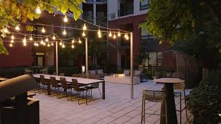 2024 Drone Video Tour of The Current on River Apartments in Hackensack