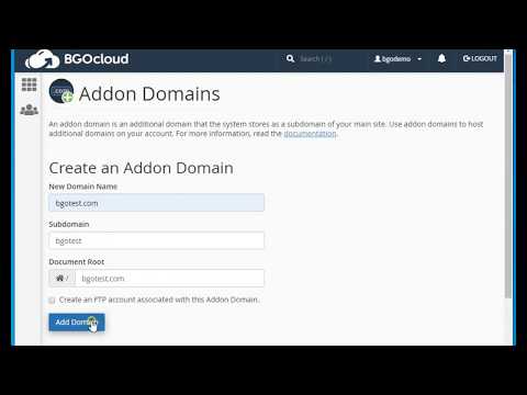cPanel - How to add a new domain