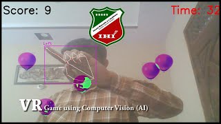 Balloon Pops Game | Computer Vision | VR | AI | OpenCV | Mediapipe | CVZone | iHi