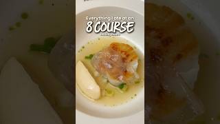 I ATE AN 8 COURSE TASTING MENU AT A 5 STAR HOTEL  #food #finedining #tastingmenu #michelinguide