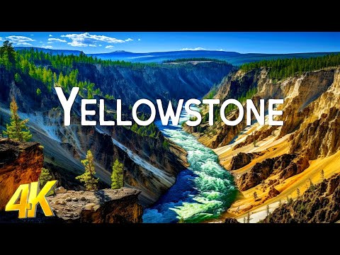 Yellowstone National Park 4K - Inspiring Cinematic Music With Scenic Relaxation Film