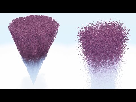 Destroying Minecraft Biggest Chorus Tree with Physics Mod