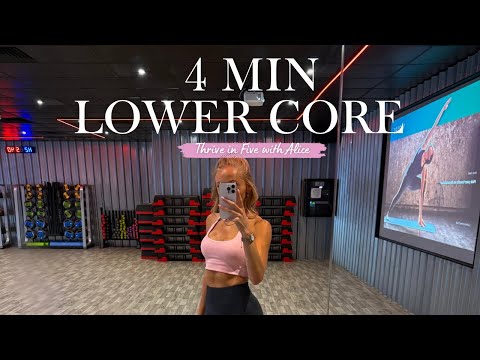 QUICK 4 MINUTE LOWER ABS WORKOUT | FLAT STOMACH & CORE STRENGTH ROUTINE 