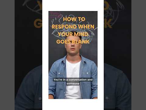 Mind gone blank? Say this! #sshorts #english
