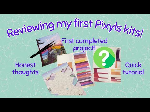 Review of @pixylscrafts with tutorial + see my first completed Pixyls project!