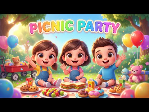 Picnic Party | Fun Picnic Song for Kids | Nursery Rhymes & Kids Songs