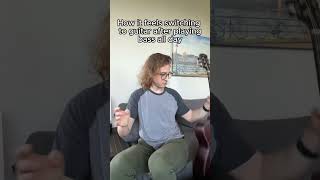 Switching from bass to guitar