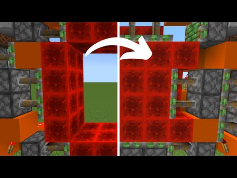 Redstone Challenge: Redstone Block 4x4 Door