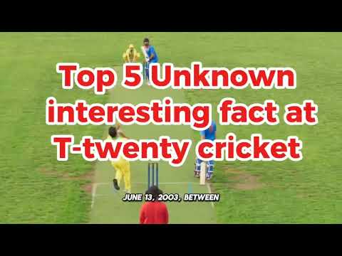 5 CRAZY Facts About T20 Cricket You NEVER Knew!