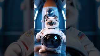 🚀 Ragdoll Saves Small Animals in Space!#ragdoll #spacerescue #saveaninals #cats #hero #shorts