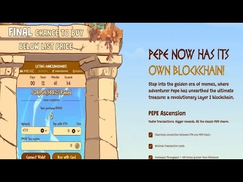 Pepe Ascension – Unleashing the 1000x Exponential Power of the Meme Coin Revolution | Buy Now 🚀