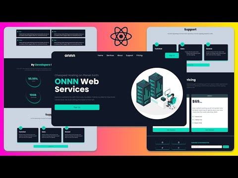 React Website Tutorial - Build and Deploy - Responsive React JS Website From Scratch