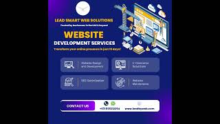 Build stunning, high-performing websites with Lead Smart Web Solutions 🚀 #webdesignuae