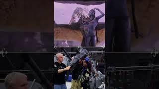 Avatar | Neytiri flying an Ikran | With behind the scenes side by side ✅ #shorts #avatar