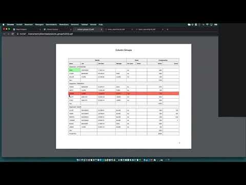 Exporting a Section as a .PDF - Oracle APEX 20.1