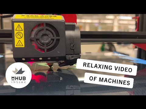 Relaxing Video of Machines Making Numbers  - Machine Meditation