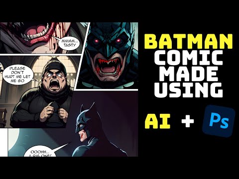 Creating a Batman Comic using AI