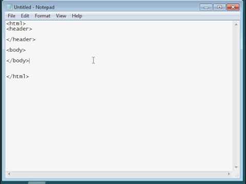 a. HTML page structure