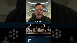 🚨 Elon Musk: "The actions of the West are indistinguishable from suicide."