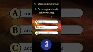 Mastering C# - The Ultimate Quiz Challenge | Encapsulation #quiz #codingquiz #csharp #encapsulation