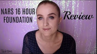 High End Foundation First Impressions - NARS LONGWEAR FOUNDATION Wear Test | Tashtime
