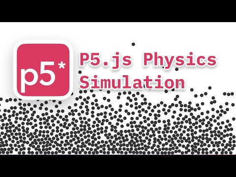 Coding a physics simulation with Javascript and p5.js - pt. 1