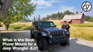 What is the Best Phone Mount for the Jeep Wrangler JL/JLU and Jeep Gladiator JT?