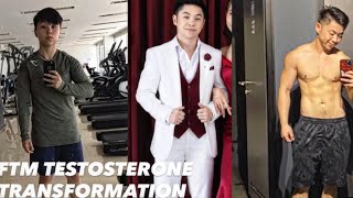 FTM TESTOSTERONE TRANSFORMATION (8 YEARS)