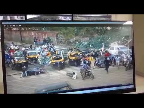Pune flex hording Accident.