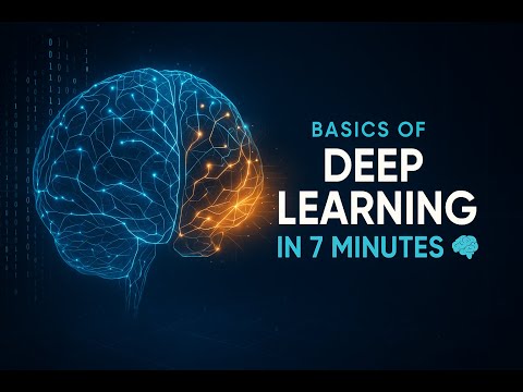 Basics of Deep Learning in 7 Minutes 🚀 | AI & Neural Networks for Beginners